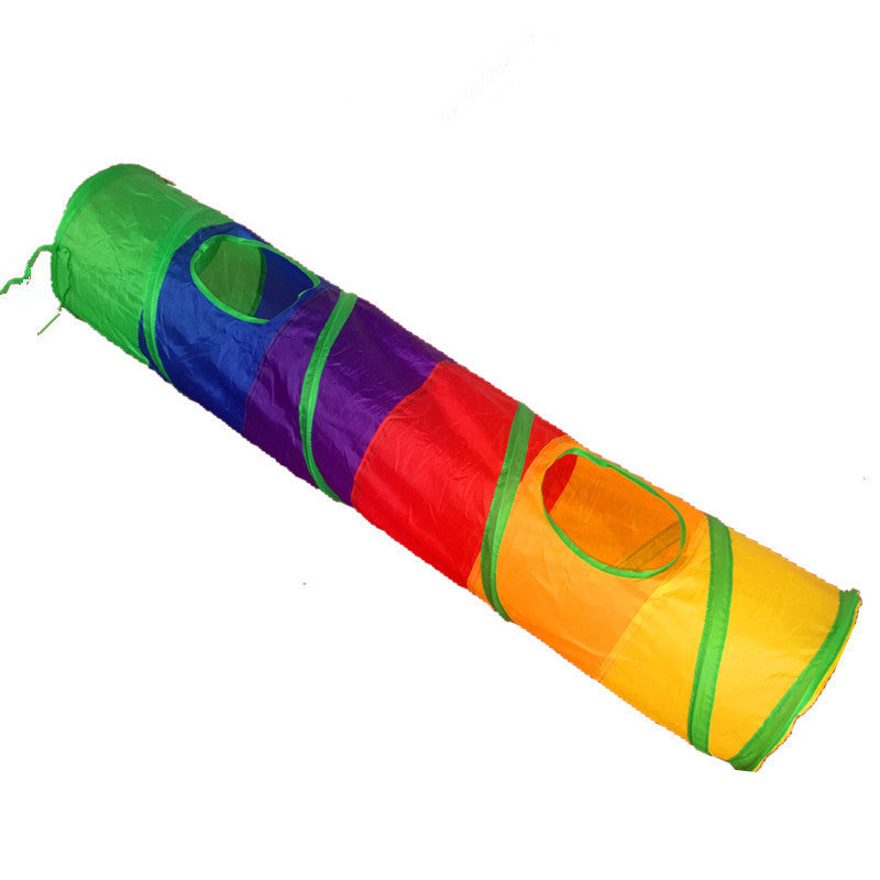 Rainbow Cat Tunnel and Climbing Frame