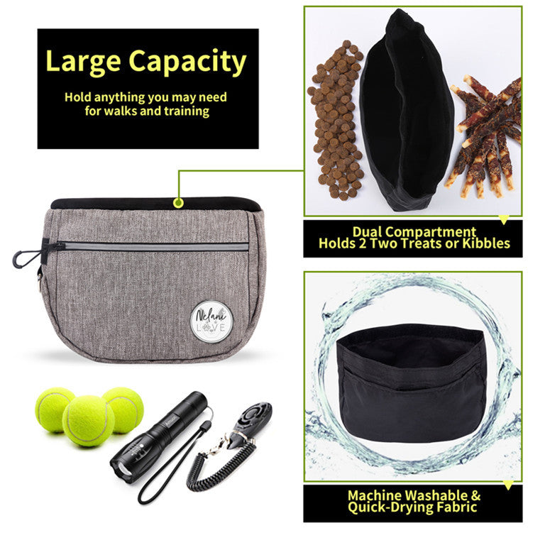 Pet Snack Bag for Dog Walking Essentials