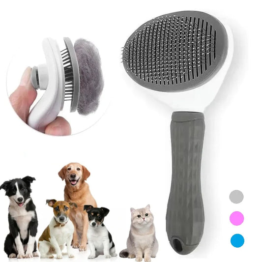 Self-cleaning Cat Slicker Brush for Pets