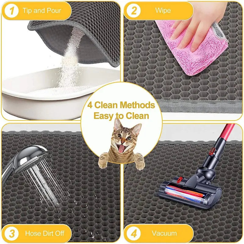 Waterproof Cat Litter Mat for Home Cleaning