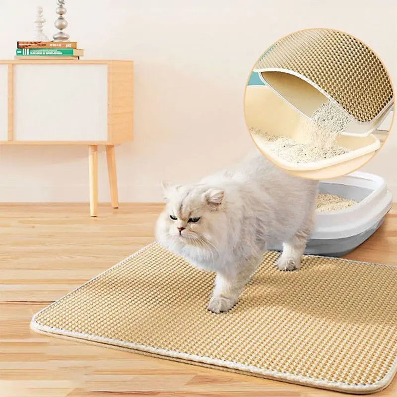 Waterproof Cat Litter Mat for Home Cleaning