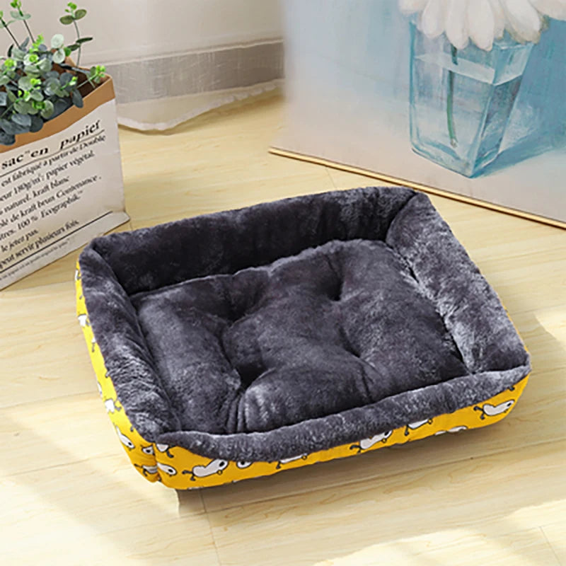 Soft, Warm, Washable Cotton Dog Bed