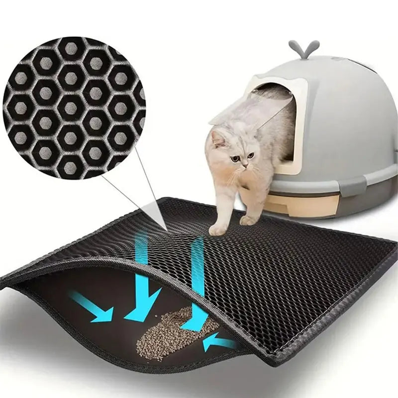 Waterproof Cat Litter Mat for Home Cleaning