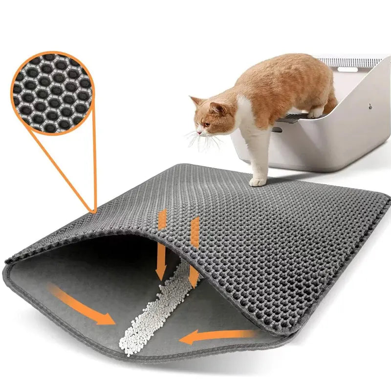 Waterproof Cat Litter Mat for Home Cleaning