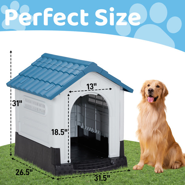 33-Inch Pointed Cat and Dog House