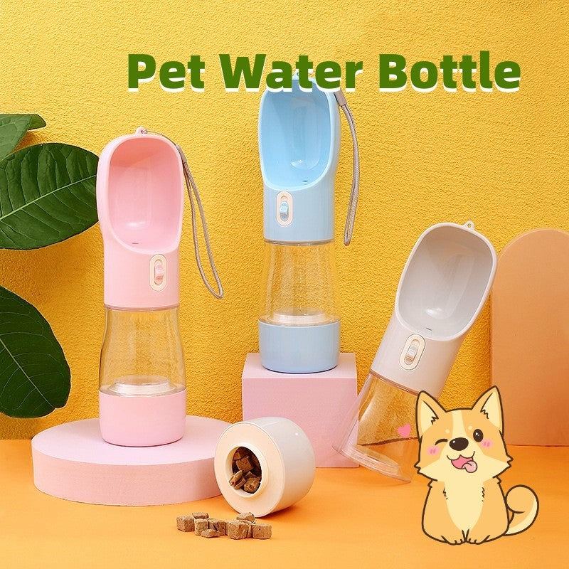 Portable Pet Dog Water Bowl Combo