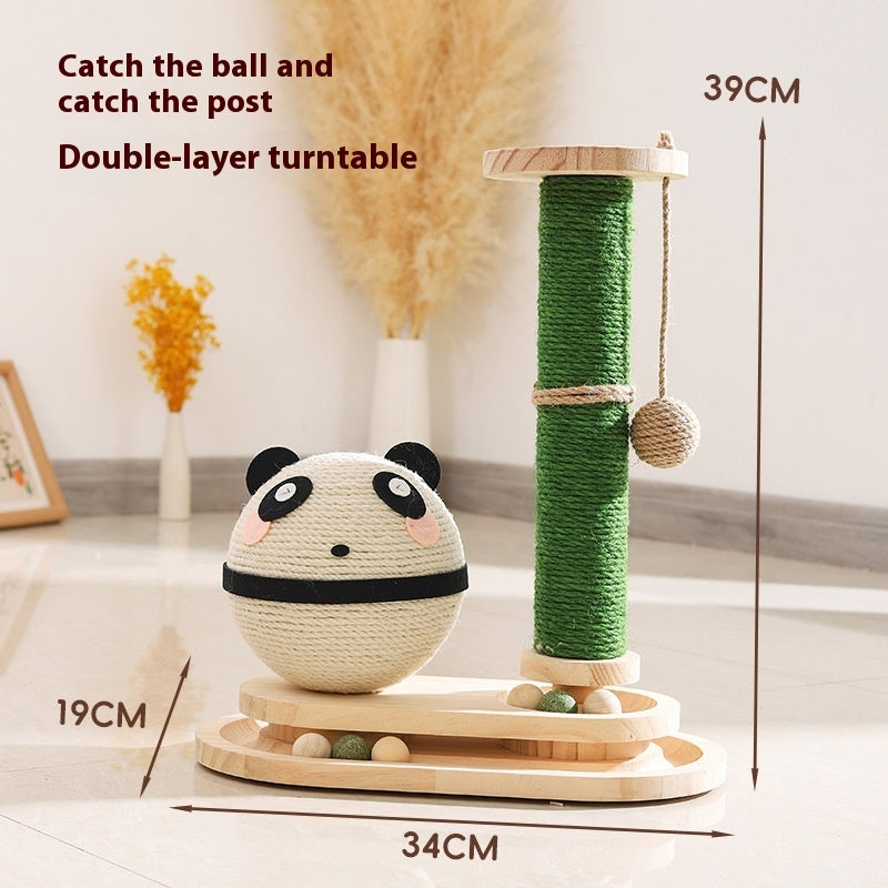 Cat Interactive Toy with Scratch Board